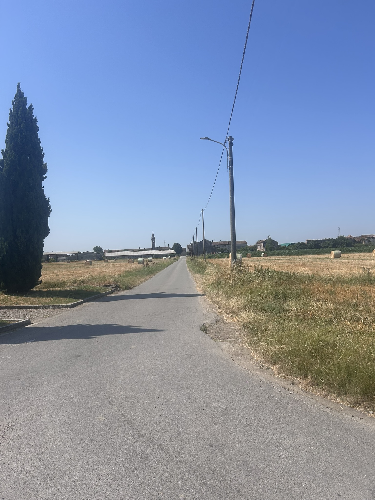 Mantua nach Cremona, die Hitze schlägt zu